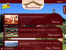 Tablet Screenshot of greimelbacher.at